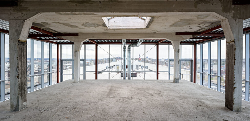 Lofts industrielle avec terrasse sur le toit