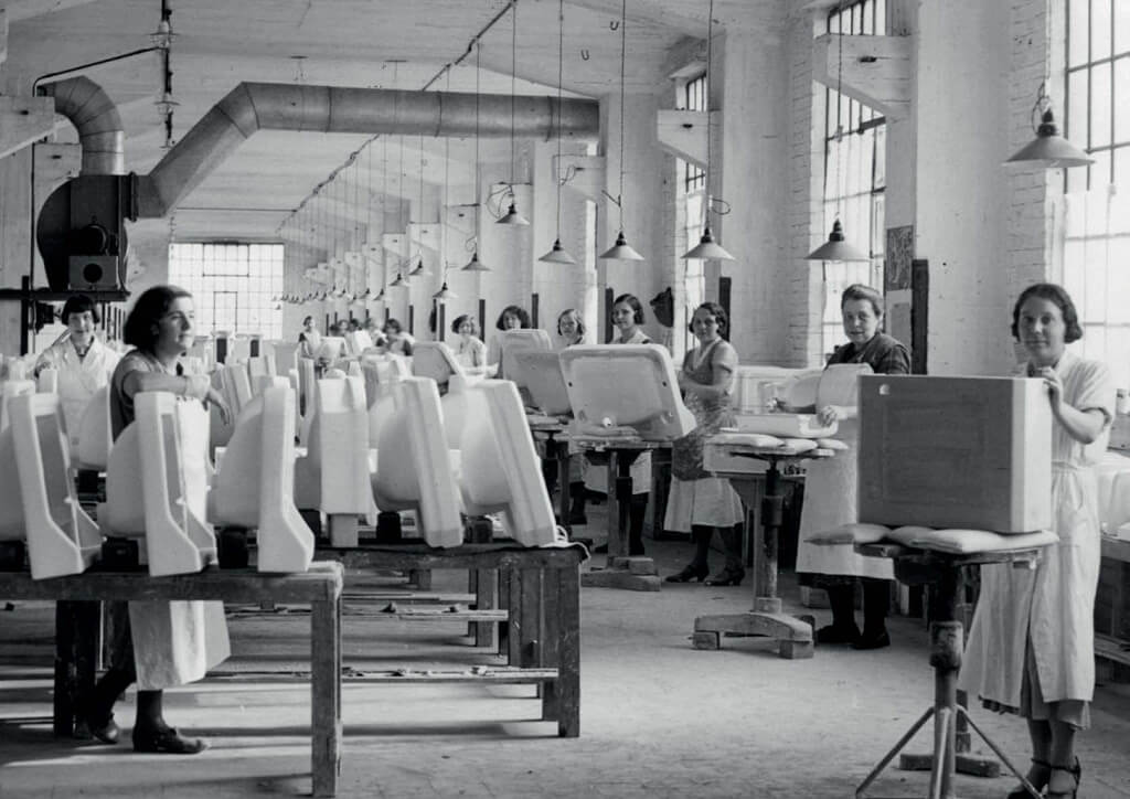 L’Eiffelgebouw à Maastricht est l’ancien bâtiment industriel du fabricant de sanitaires Sphinx. 