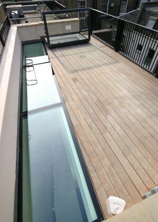 Vitres de sol Flushglaze - Glazing Vision Europe - Butées murales