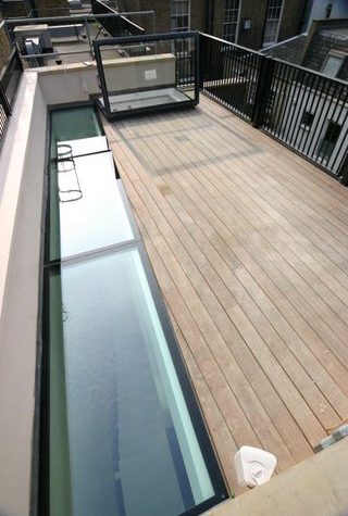Vitres de sol Flushglaze - Glazing Vision Europe - Butées murales